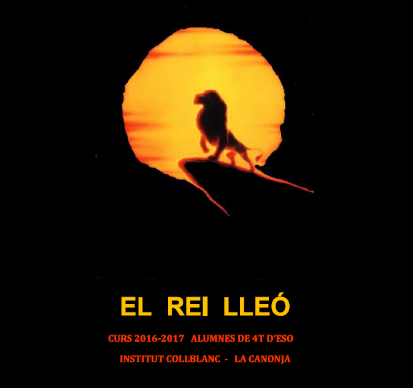 EL REY LEÓN, DE LA MANO DEL IES COLLBLANC