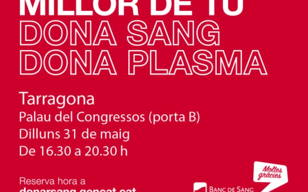 DONACIÓ DE SANG I PLASMA