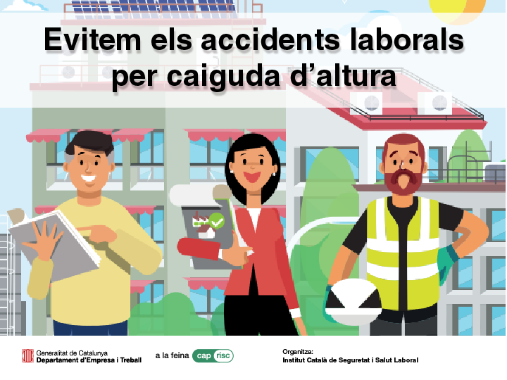 Evitem els accidents laborals per caiguda daltura - Palau Firal i de Congressos de Tarragona