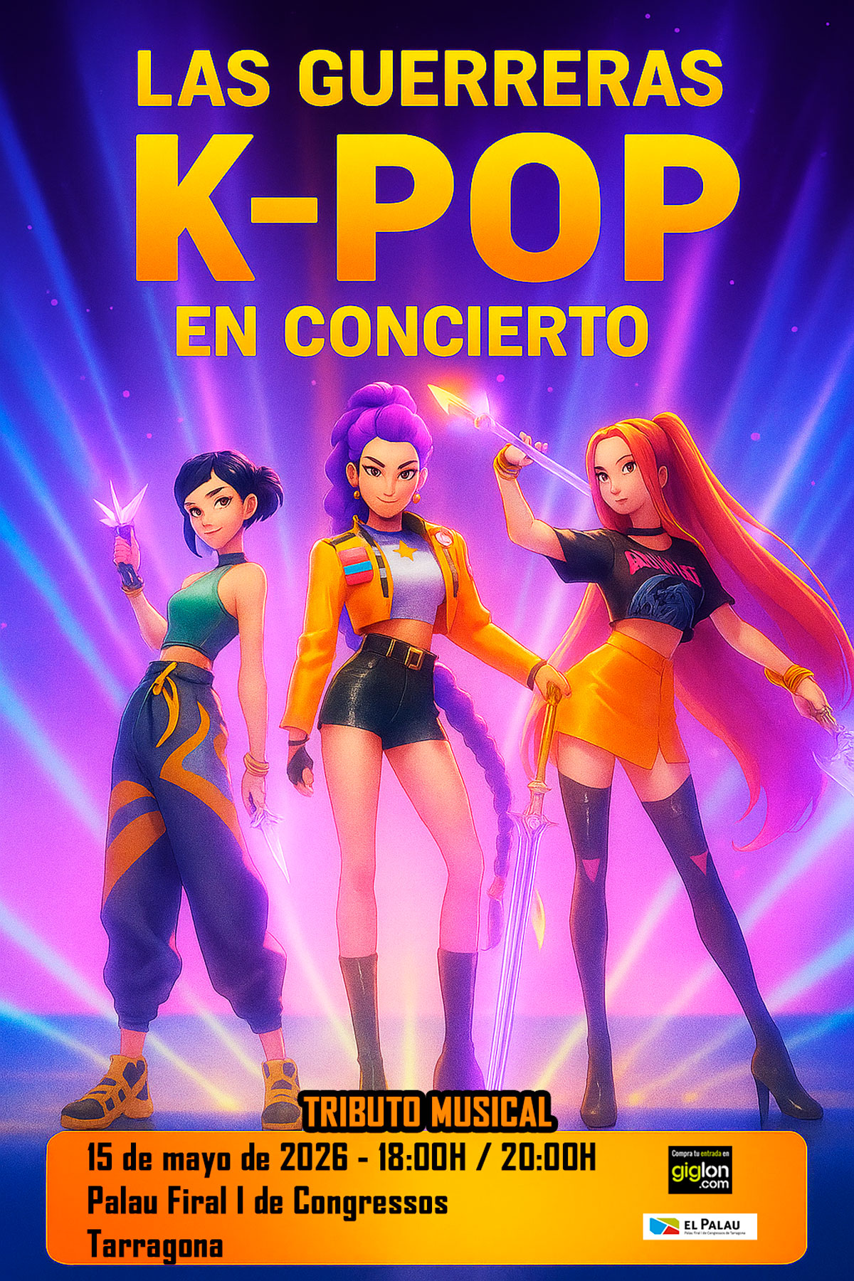 LAS GUERRERAS K-POP - Palau Firal i de Congressos de Tarragona CARTEL KPOP Tarragona 15 mayo 2026 2 - Palau Firal i de Congressos de Tarragona