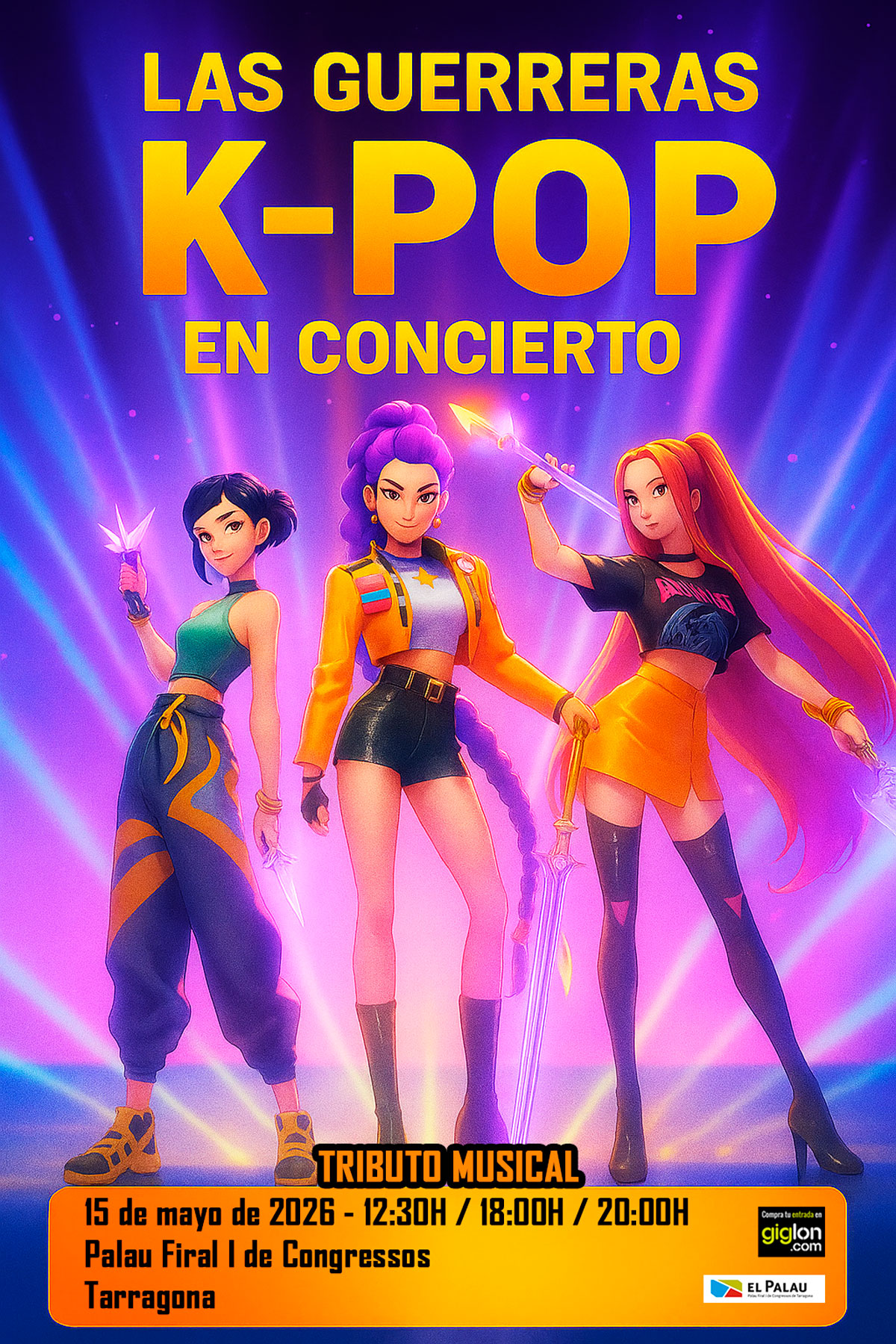 CARTEL KPOP Tarragona 15 mayo 2026 - Palau Firal i de Congressos de Tarragona