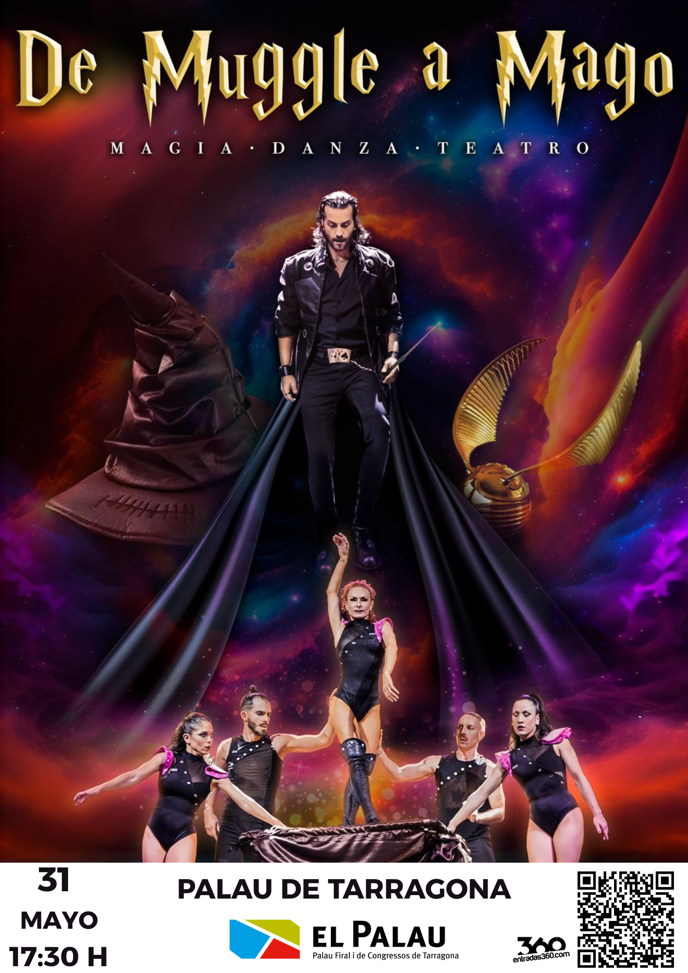 CARTEL DE MUGGLE A MAGO PALAU - Palau Firal i de Congressos de Tarragona