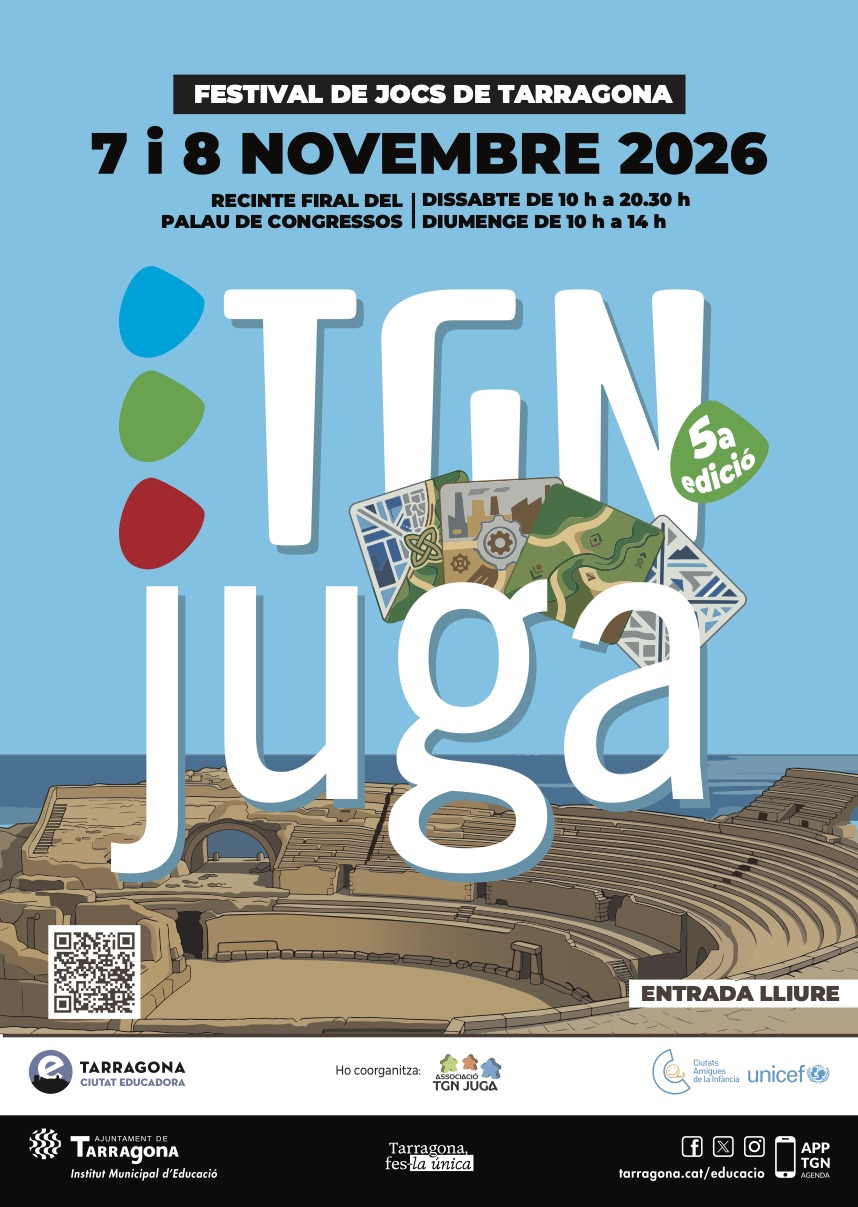 FESTIVAL TGN JUGA 2026 - Palau Firal i de Congressos de Tarragona Cartell TGNJuga26 - Palau Firal i de Congressos de Tarragona