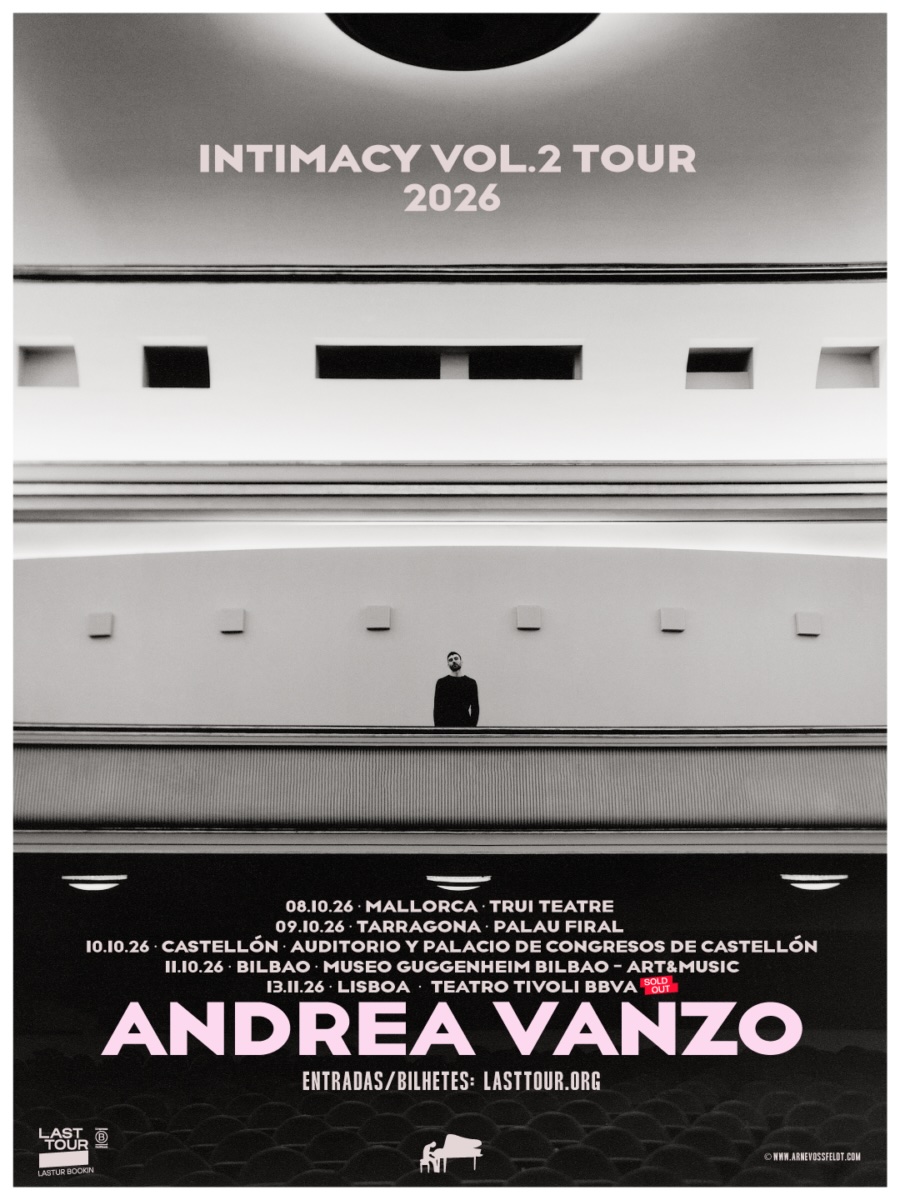 ANDREA VANZO - INTIMACY VOL 2 TOUR 2026 - Palau Firal i de Congressos de Tarragona AND26 GIRA2 4x597 - Palau Firal i de Congressos de Tarragona