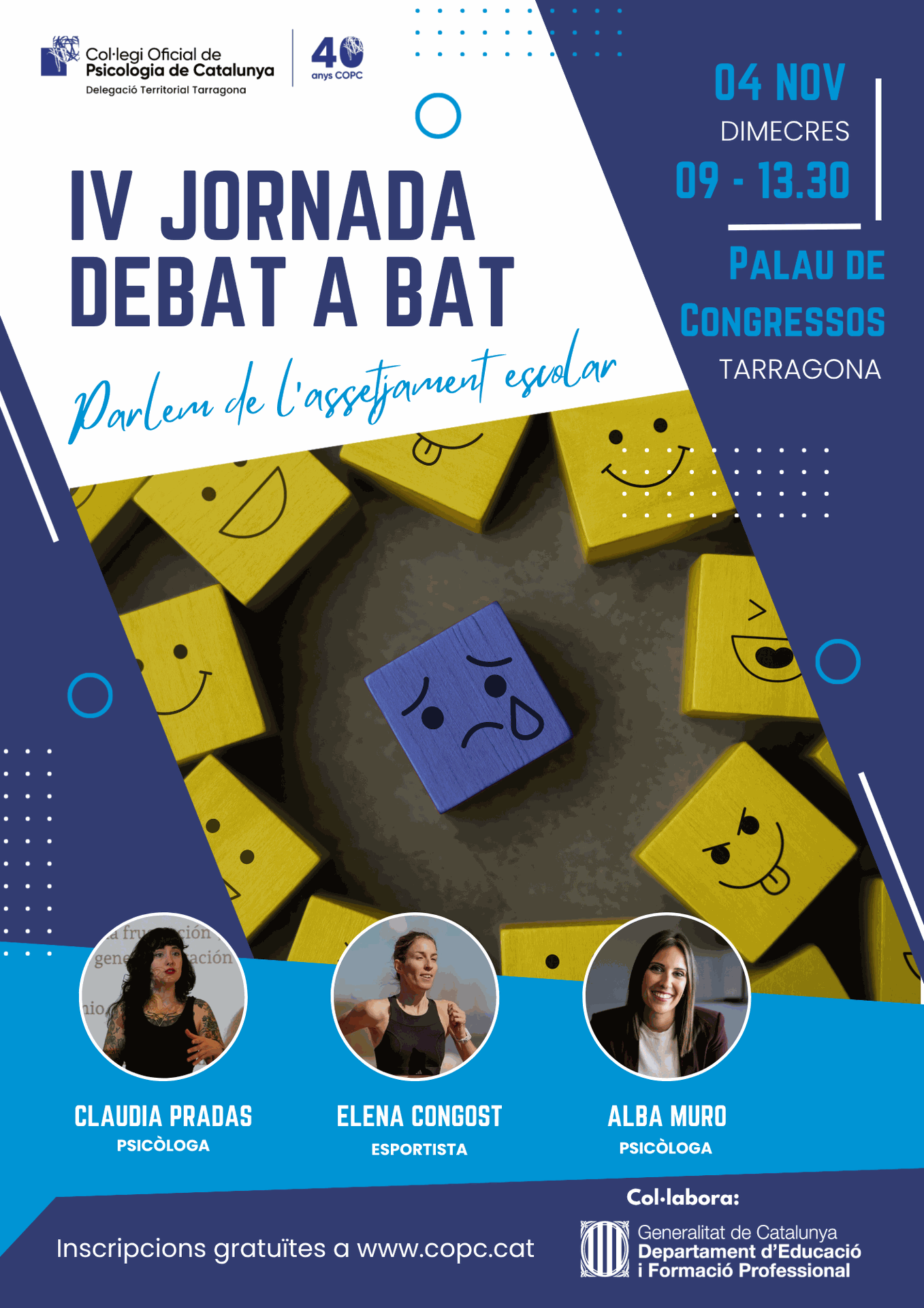 IV JORNADA DEBAT A BAT - Palau Firal i de Congressos de Tarragona IV Jornada DeBat a Bat - Palau Firal i de Congressos de Tarragona
